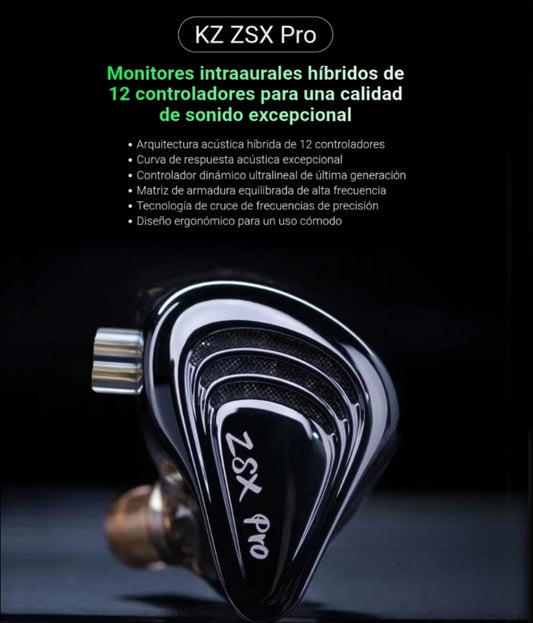 KZ ZSX PRO (6 vias-12 Drivers)
